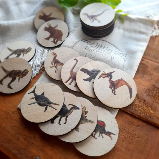 My Little Set - Dinosaur Memory Match set