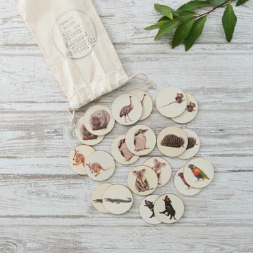 My Little Set - Aussie Animals memory match set