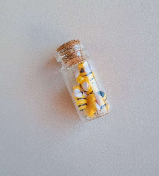 Bottle of mini bees