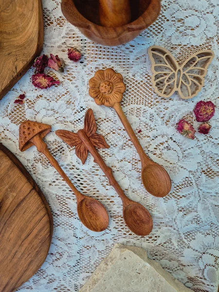 Meadow Mushroom Spoon - Evergreen Child