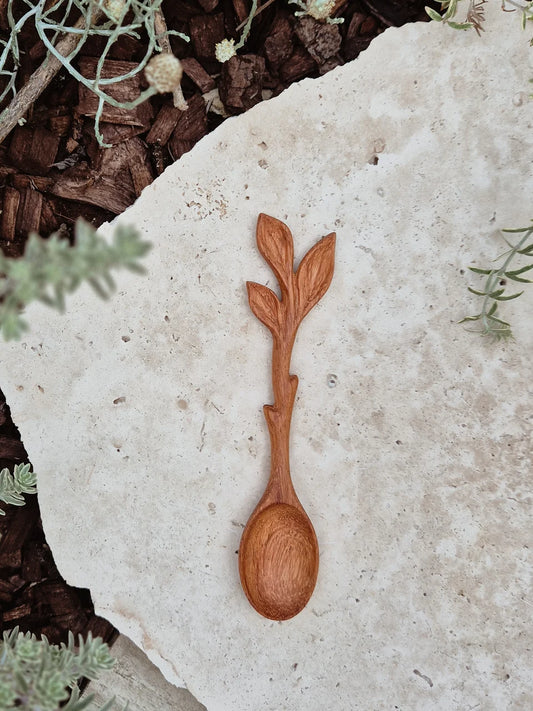 Woodland Leaf Spoon - Evergreen Child