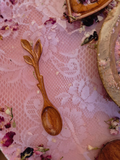 Woodland Leaf Spoon - Evergreen Child