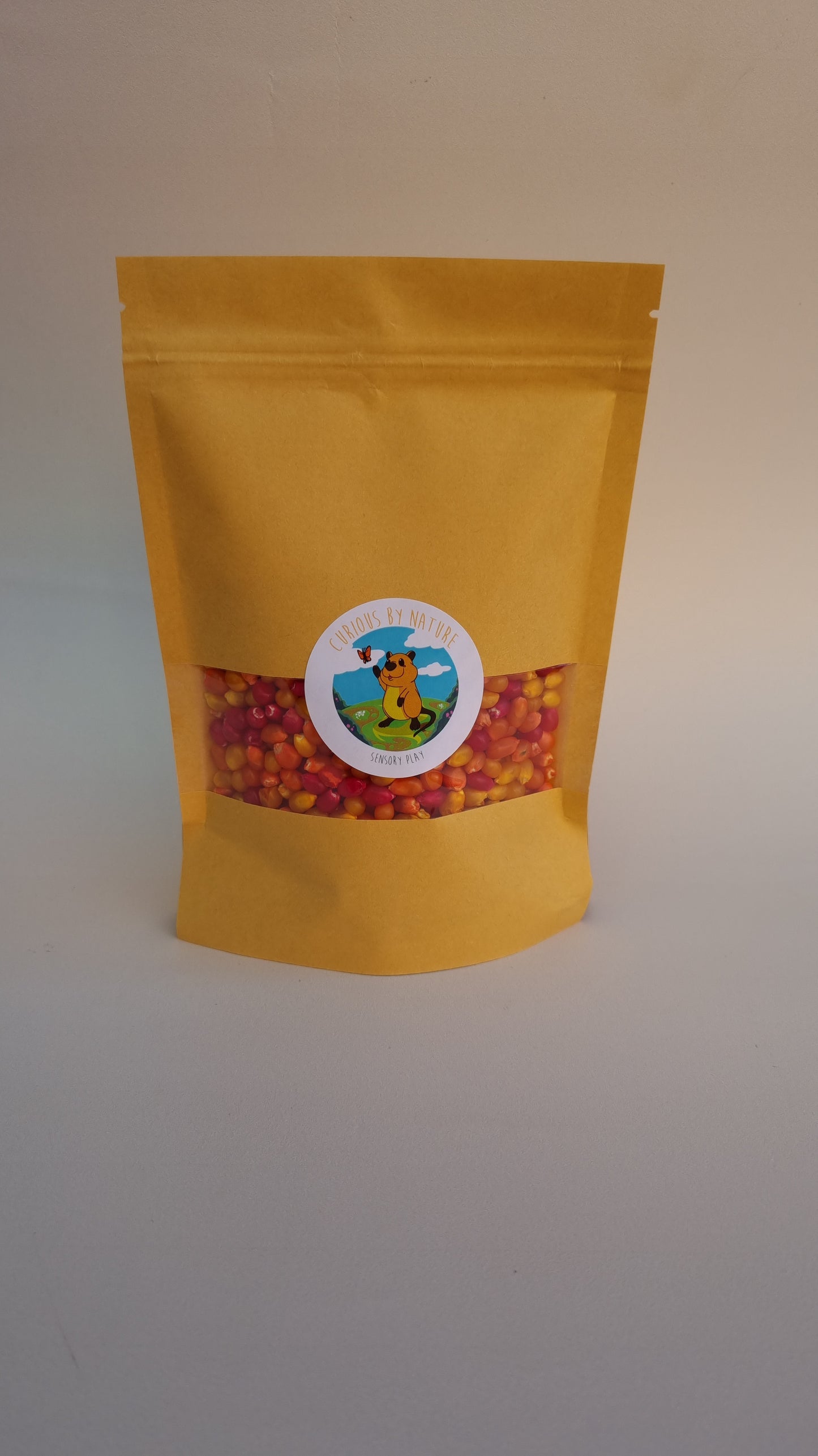 Sensory Popcorn kernels