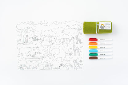 Going on Safari Reuseable Scribble Mat