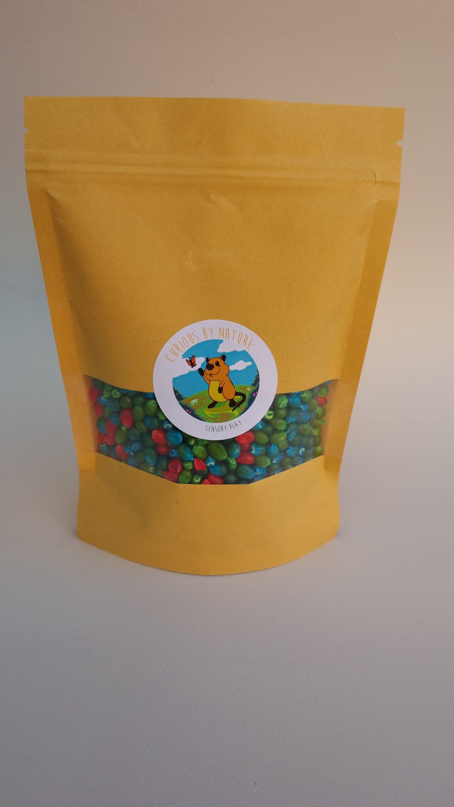 Sensory Popcorn kernels