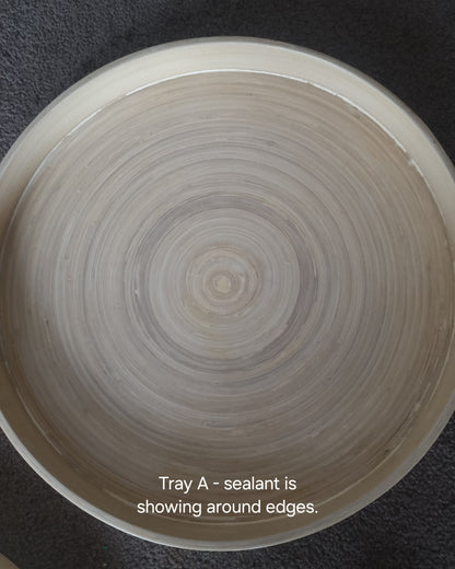 Bamboo Play Trays - seconds